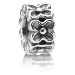 PANDORA Aloha Spacer Authentic Sterling Silver Hawaiian Lei Flower Welcome